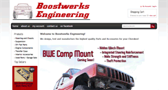 Desktop Screenshot of boostwerksengineering.com